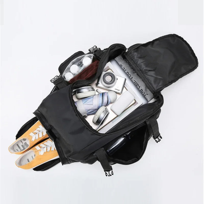 New Sport Gym Bag Men Women Outdoor Waterproof Separate Space For Shoes pouch Fitness Hide Backpack sac de