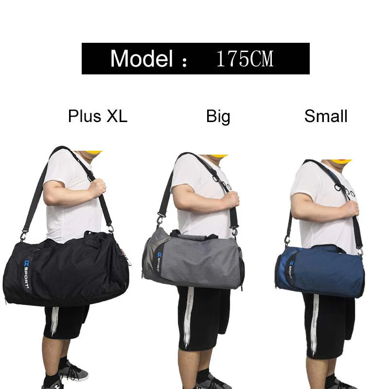 IX Plus XL Large Gym Bag Fitness Bags Wet Dry Training Tas Women Men Yoga Sac De Sport For Shoes 2019 Gymtas Travel Sack XA23WA