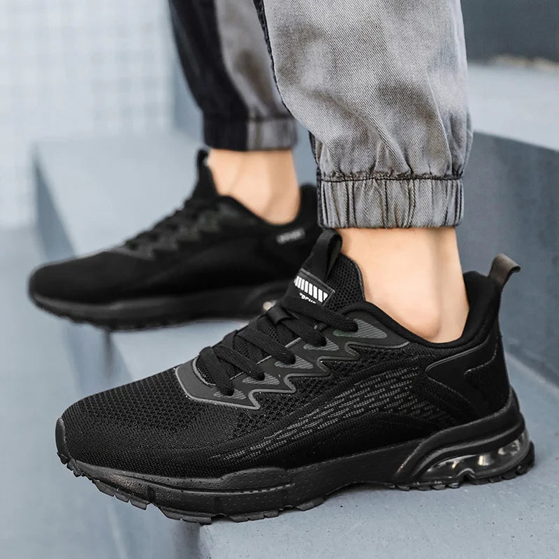 CYYTL Men's Air Shoes Running Tennis Sport Gym Jogging Walking Sneakers Breathable Workout Trainers for Fitness Designer Luxury