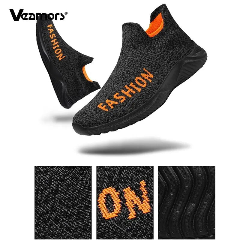 Men Walking Shoes Lightweight Women Breathable Sneakers Slip-on Comfortable Soft Shoes Cushioning Jogging Workout Size 35-45