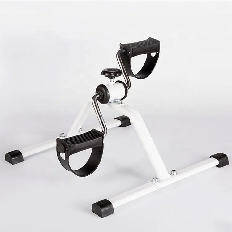 Folding Under Desk Bike Pedal Exerciser for Arm and Leg Workout Mini Peddler Machine Suitable for Home Office