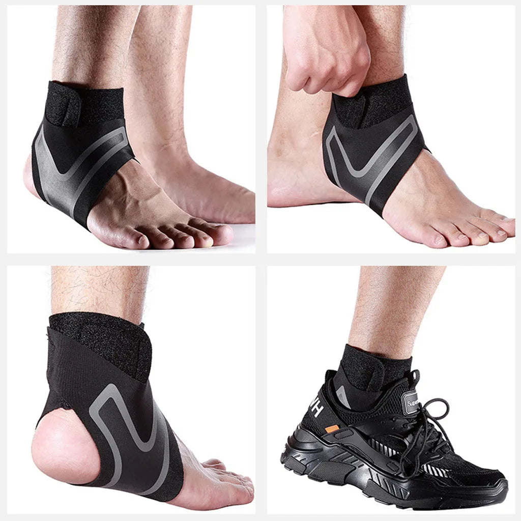 WOSWEIR 1 PC Fitness Sports Ankle Brace Gym Elastic Ankle Support Gear Foot Weights Wraps Protector Legs Power Weightlifting