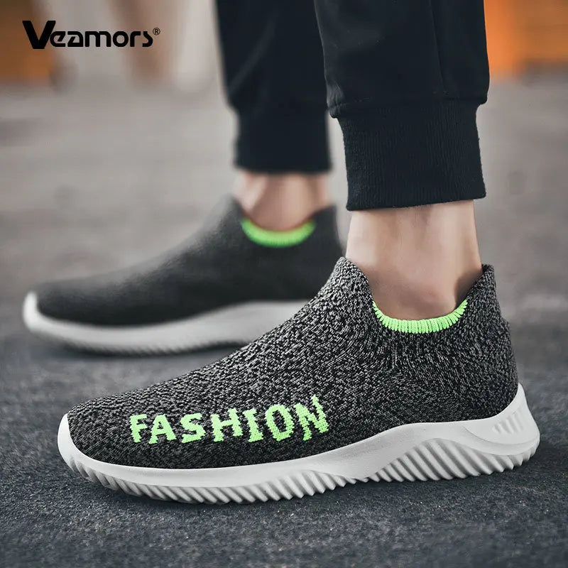 Men Walking Shoes Lightweight Women Breathable Sneakers Slip-on Comfortable Soft Shoes Cushioning Jogging Workout Size 35-45