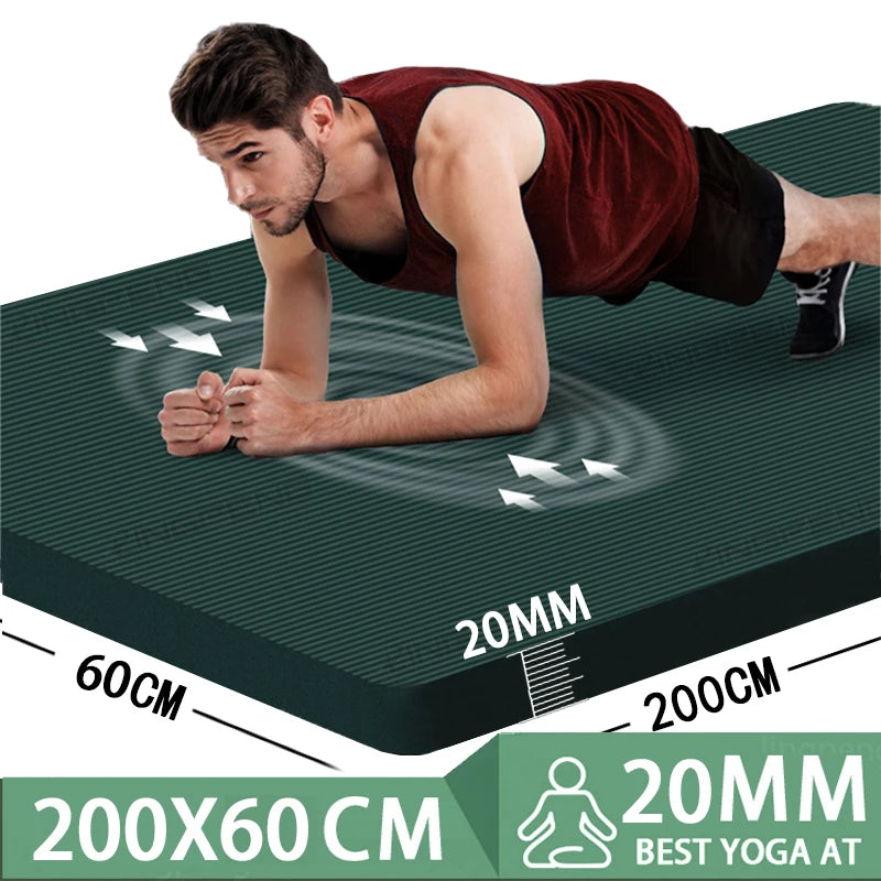 Exercise Mats for Home Workout Pilates Gym Bodybuilding Equipment Mat for Fitness Nonslip Yoga Mat Thick Sports Accessories Body