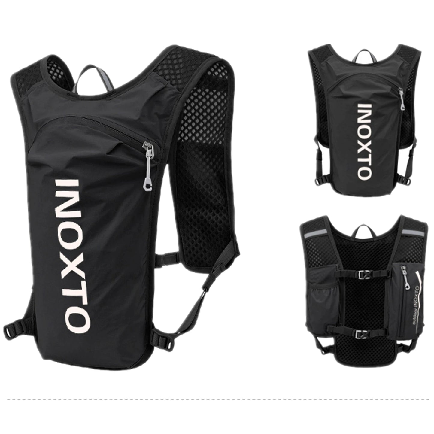 New waterproof running backpack 5L ultra-light hydration vest mountain bike leather bag breathable gym bag 1.5L water bag